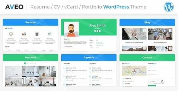 Aveo-WordPress-CV-Resume-Theme-GPL