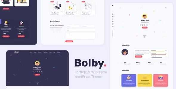 Bolby-Theme-GPL-Portfolio-Resume-WordPress-Theme