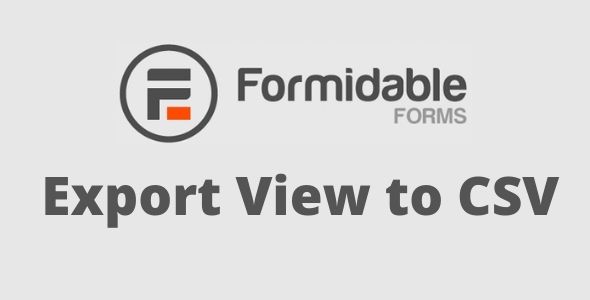 Formidable-Export-View-to-CSV