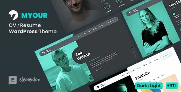 Myour-CV-Resume-WordPress-Theme-GPL