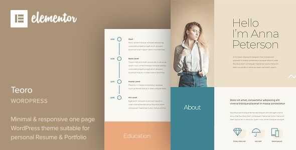 Teoro-CV-Resume-WordPress-Theme-gpl