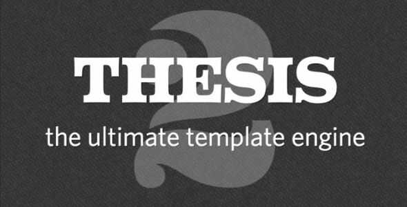 Thesis-WordPress-Framework-gpl