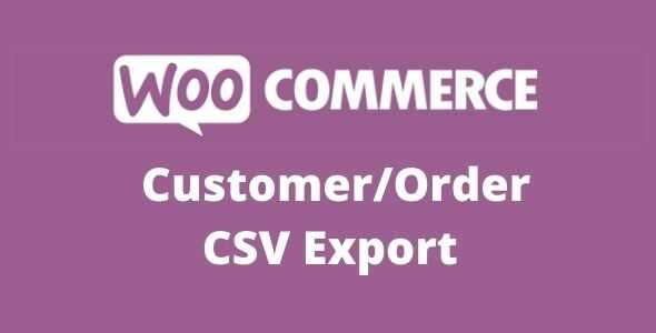 WooCommerce-Customer-Order-CSV-Export