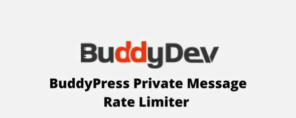 BuddyPress-Private-Message-Rate-Limiter-GPL