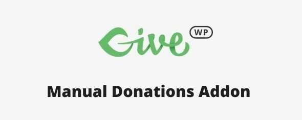 GiveWP-Manual-Donations-addon-gpl