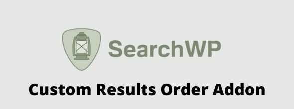 SearchWP-Custom-Results-Order-Addon